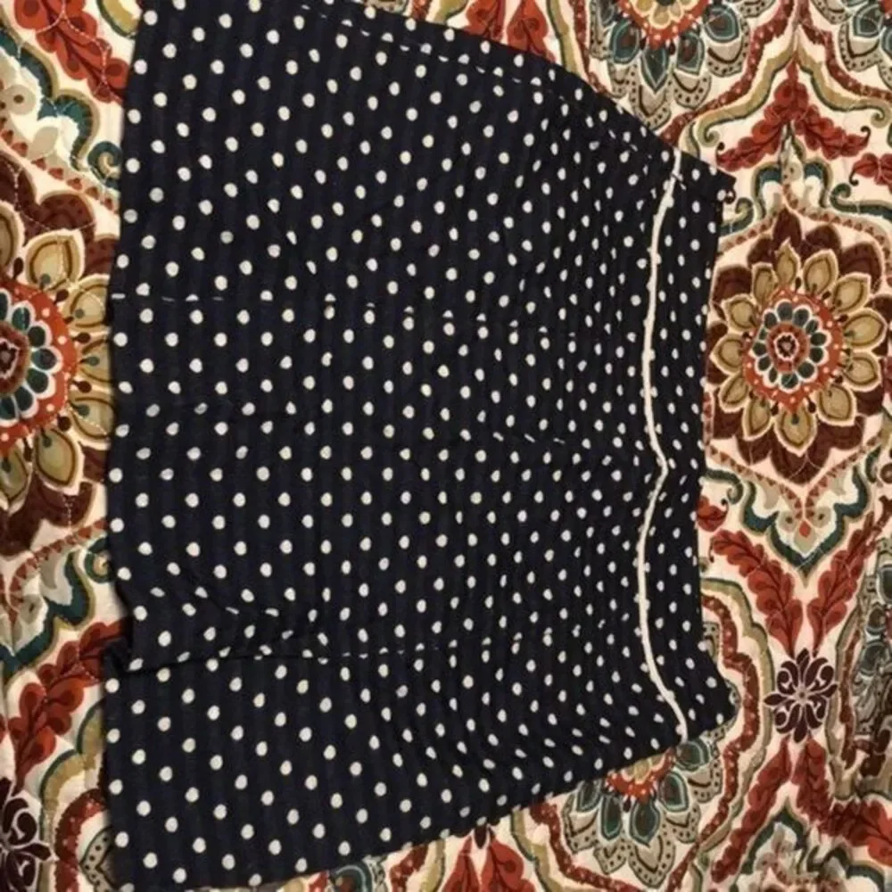 COPY - Max Studio Mini Blue Polka Dot Skirt